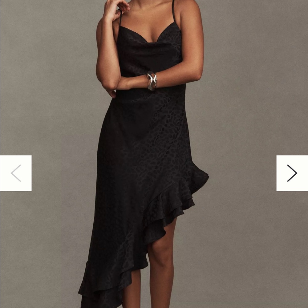 BHLDN (Anthropologie) Satin Dress *like new*